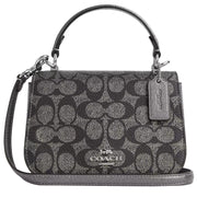 Buy Coach Lysa Top Handle Bag In Signature Canvas in Gunmetal Multi CX576 Online in Singapore | PinkOrchard.com