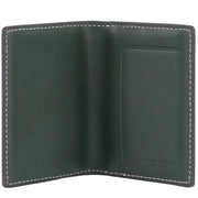 Coach Magnetic Card Case With Coach Monogram Print in Amazon Green CF133