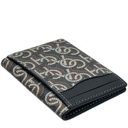 Coach Magnetic Card Case With Coach Monogram Print in Black CF133