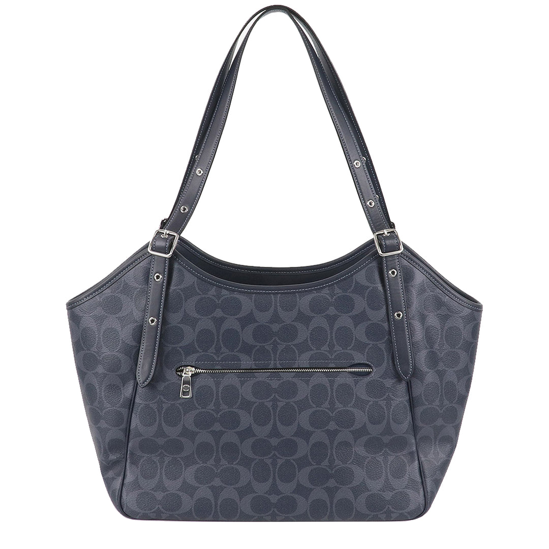 Buy Coach Meadow Shoulder Bag In Signature Canvas in Denim