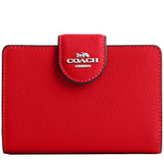 Buy Coach Medium Corner Zip Wallet in Bright Poppy 6390 Online in Singapore | PinkOrchard.com