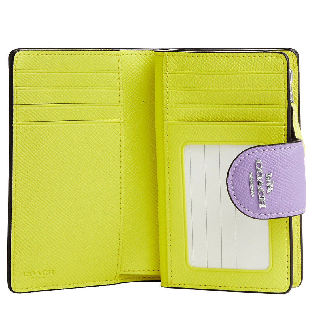 Buy Coach Medium Corner Zip Wallet In Colorblock in Bright