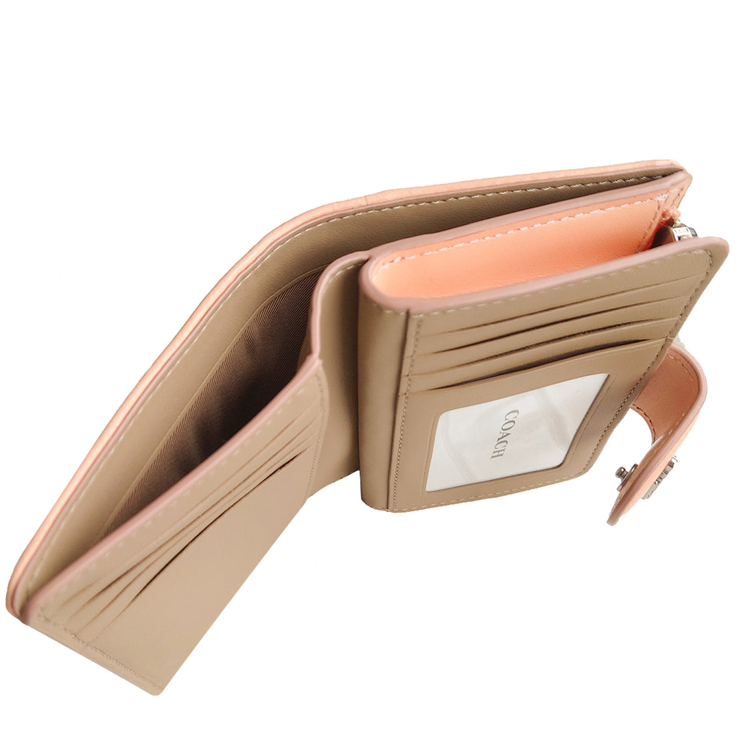 Buy Coach Medium Corner Zip Wallet In Signature Jacquard in Faded