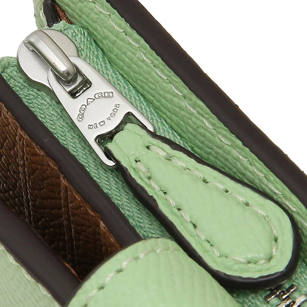 Coach Medium Corner Zip Wallet in Pale Pistachio 6390