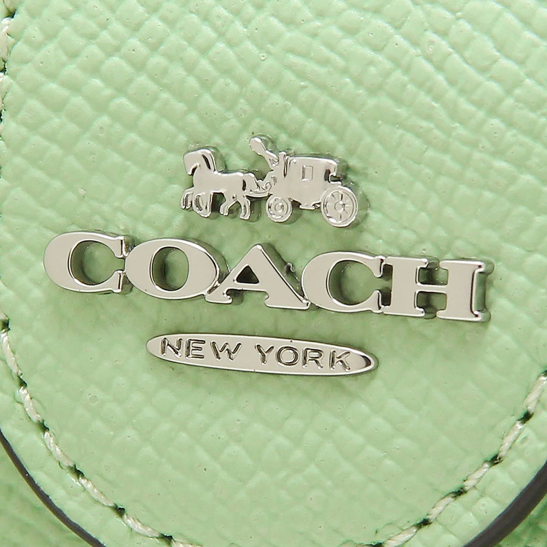 Coach Medium Corner Zip Wallet in Pale Pistachio 6390