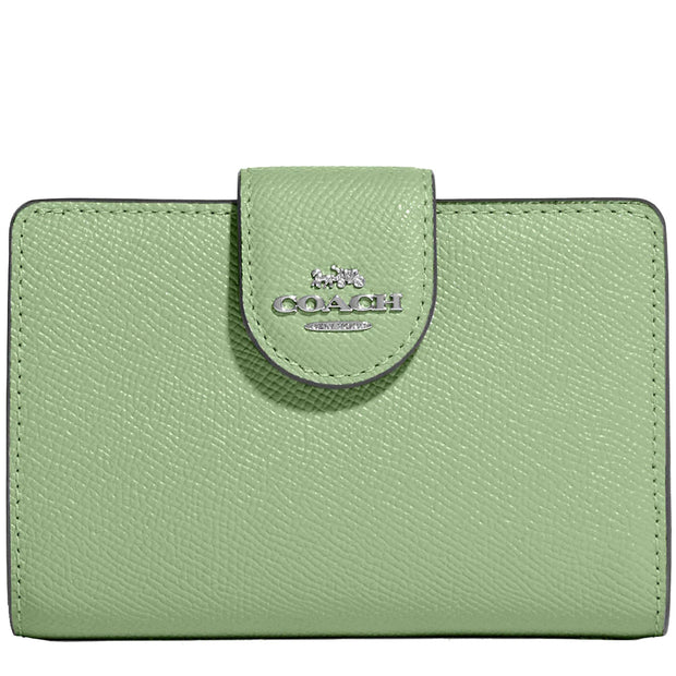 Coach Medium Corner Zip Wallet in Pale Pistachio 6390