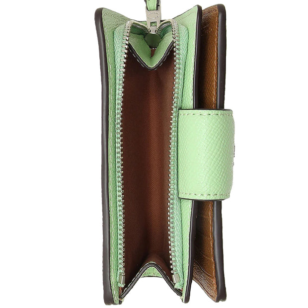 Coach Medium Corner Zip Wallet in Pale Pistachio 6390