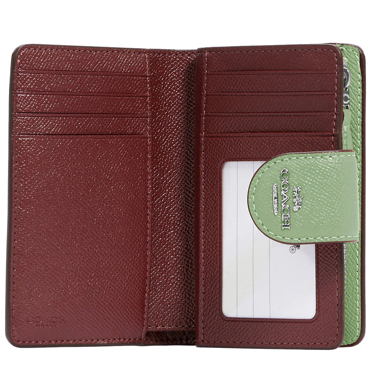 Coach Medium Corner Zip Wallet in Pale Pistachio 6390