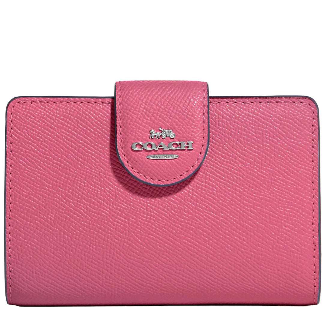 Coach Medium Corner Zip Wallet in Petunia 6390 – PinkOrchard.com
