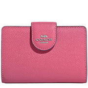 Coach Medium Corner Zip Wallet in Petunia 6390