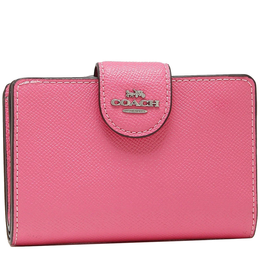 Coach Medium Corner Zip Wallet in Petunia 6390 – PinkOrchard.com