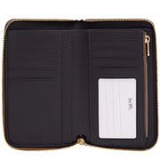 Buy Coach Medium Id Zip Wallet In Signature Canvas in Brown Black 88913 Online in Singapore | PinkOrchard.com