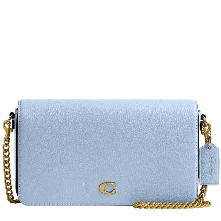 Front View of Coach Mila Crossbody Bag - Bluebell CAO01
