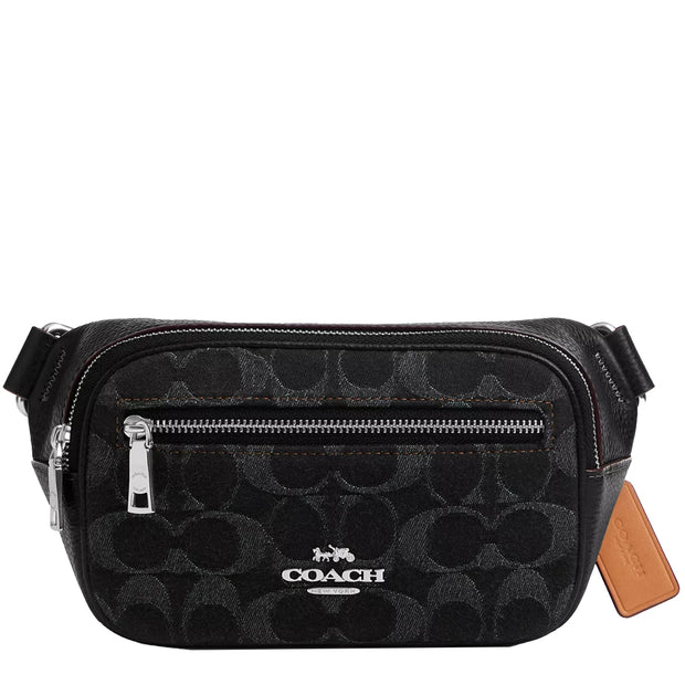 Buy Coach Mini Belt Bag In Signature Denim in Black CQ186 Online in Singapore | PinkOrchard.com