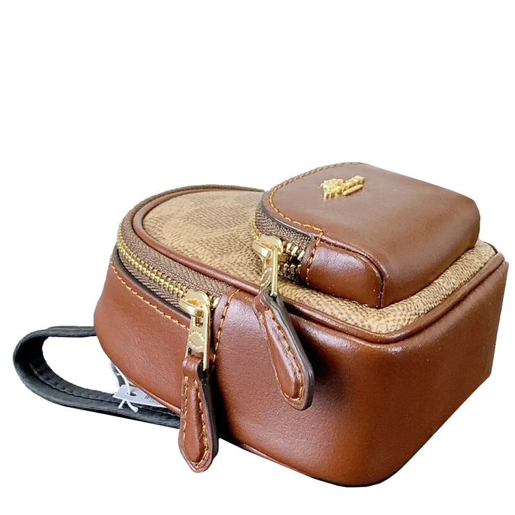 coach coin backpack Buy Mini Court Bag Charm In Signature Canvas in Tan/ Brown CX066 Online in Singapore Star Coin Purse | Accessories