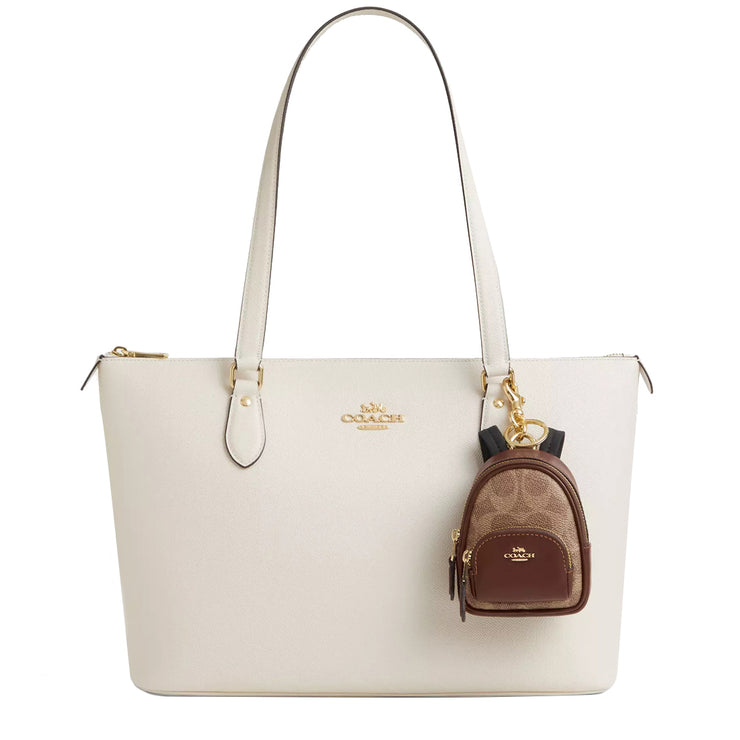 Buy Coach Mini Court Backpack Bag Charm In Signature Canvas in Tan/ Brown CX066 Online in
