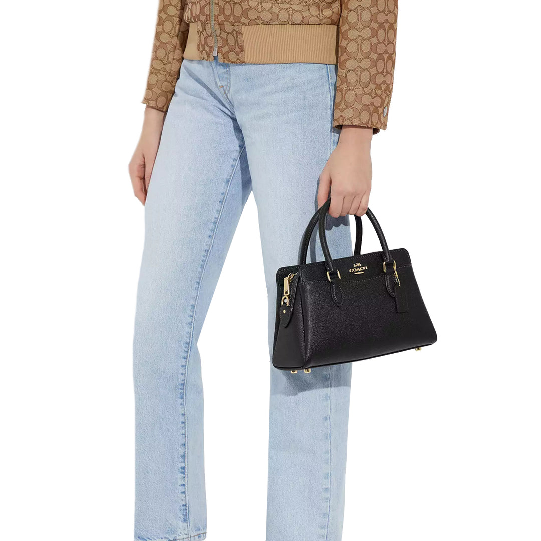 Buy Coach Mini Darcie Carryall Satchel Bag in Black CH297 Online