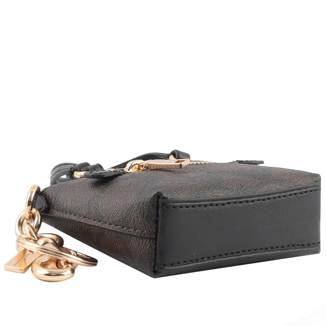 Buy Coach Mini Gallery Bag Charm In Signature Canvas in Brown