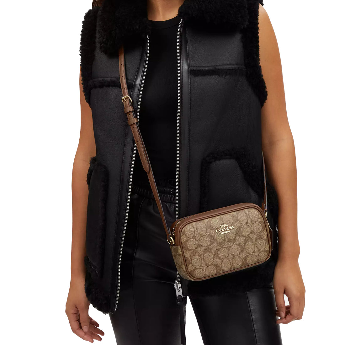 Coach Jamie Camera Buy Coach Mini Jamie Camera Bag In Signature Canvas in Khaki/ Saddle 2 ...