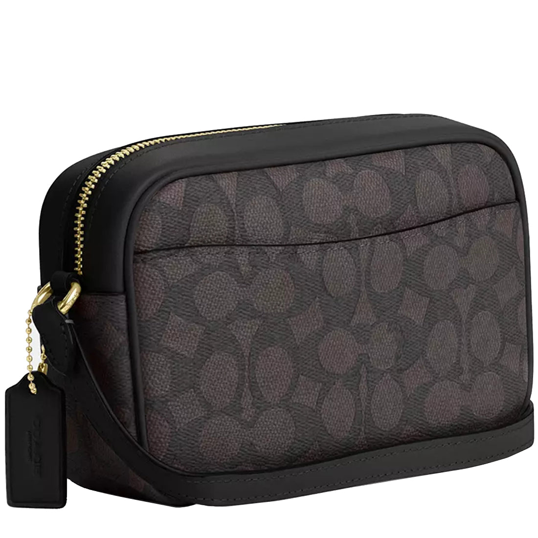 Buy Coach Mini Jamie Camera Bag In Signature Canvas in Walnut/ Black ...