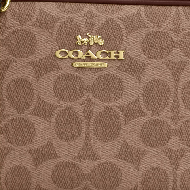 Buy Coach Mini Jamie Camera Bag In Signature Canvas in Tan/ Brown CY752 Online in Singapore | PinkOrchard.com