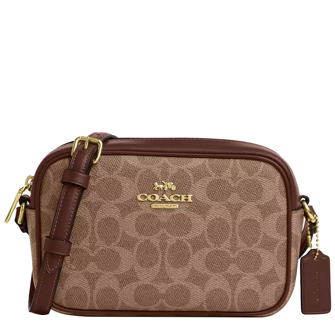 Buy Coach Mini Jamie Camera Bag In Signature Canvas in Tan/ Brown