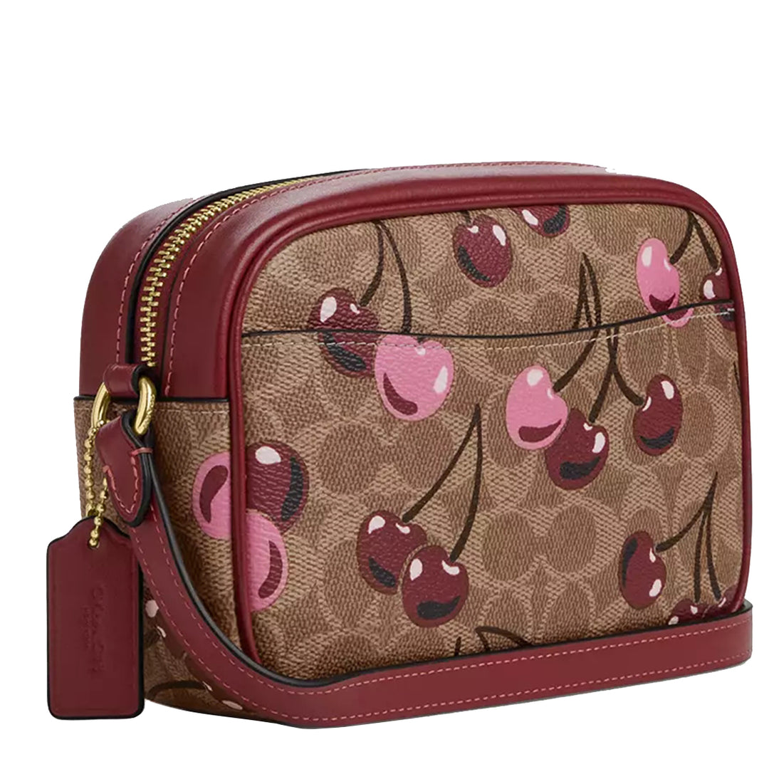 Buy Coach Mini Jamie Camera Bag In Signature Canvas With Cherry