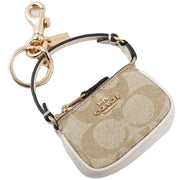 Buy Coach Mini Nolita Bag Charm In Signature Canvas in Light Khaki/ Chalk CG761 Online in Singapore | PinkOrchard.com