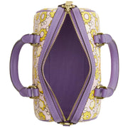Interior View Coach Mini Rowan Crossbody Bag With Floral Print - Lilac Multi CBM69