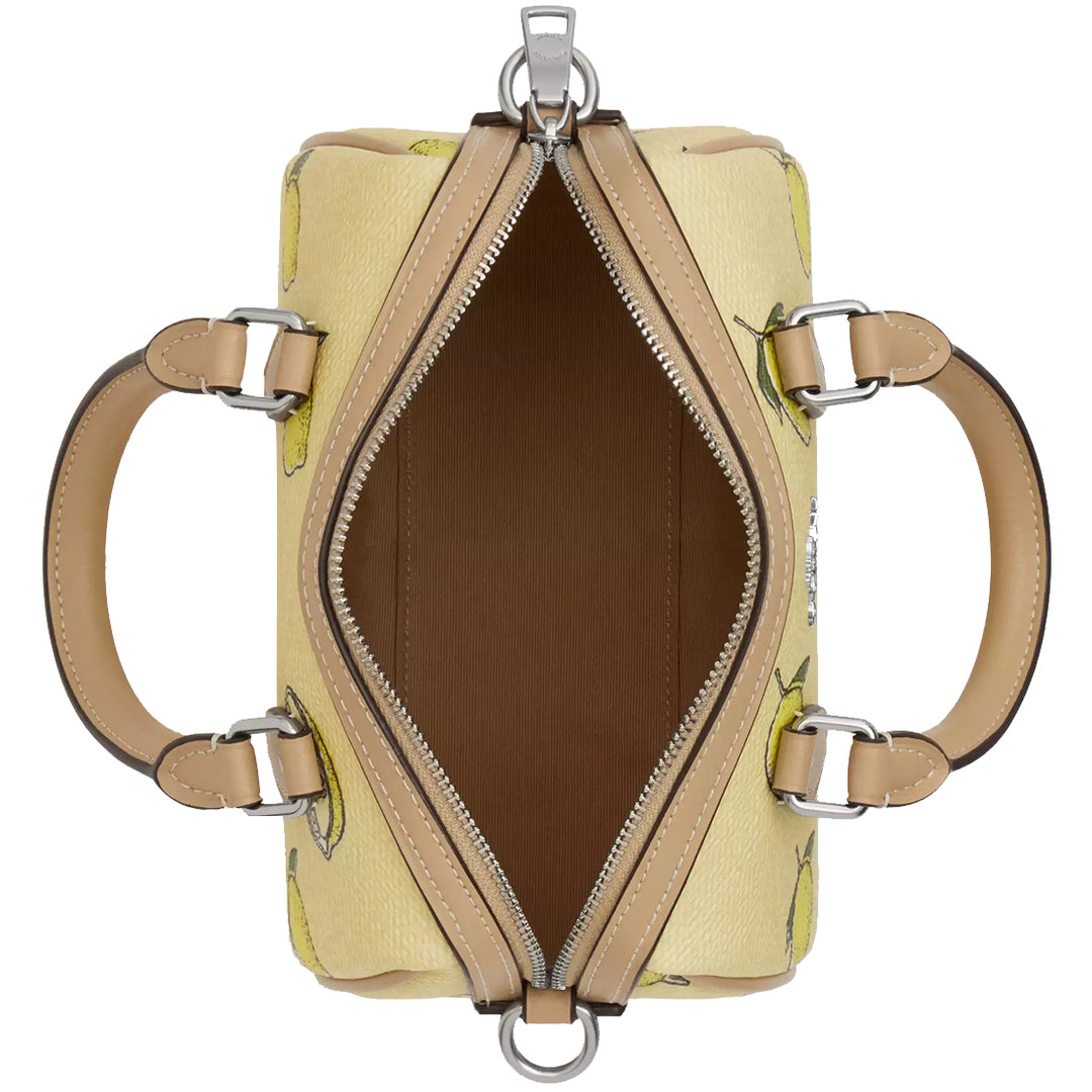 Coach Mini Rowan Crossbody Bag With Lemon Print-Garden Glade