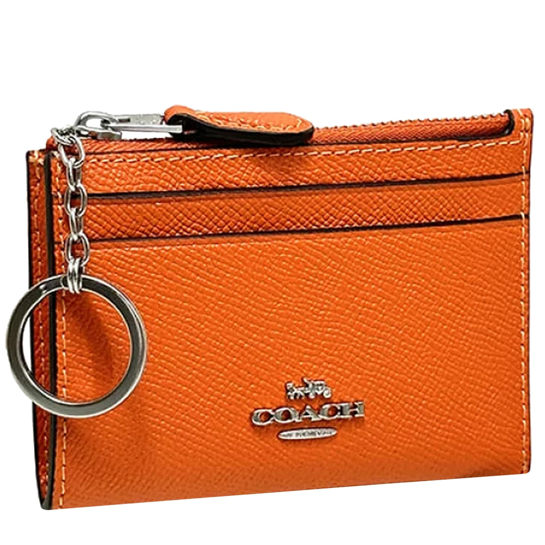バッグ COACH Signature Mini Boston Bag orange Buy Coach Mini Skinny ID Case in Bright Orange 88250 Online in