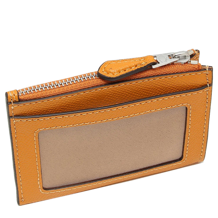 Coach Mini Skinny ID Case in Papaya 88250