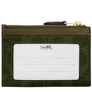 Back View of Coach Mini Skinny Id Case In Signature Canvas - Olive CW870