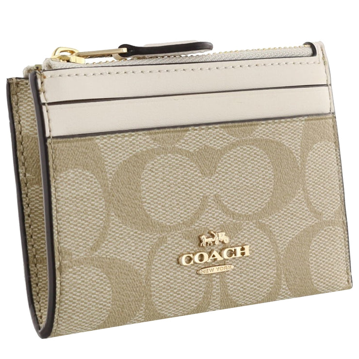 Buy Coach Mini Skinny Id Case In Signature Canvas in Light Khaki/ Chalk 88208 Online in Singapore | PinkOrchard.com