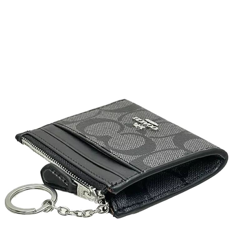 Buy Coach Mini Skinny Id Case In Signature Canvas in Graphite/ Black 88208 Online in Singapore | PinkOrchard.com