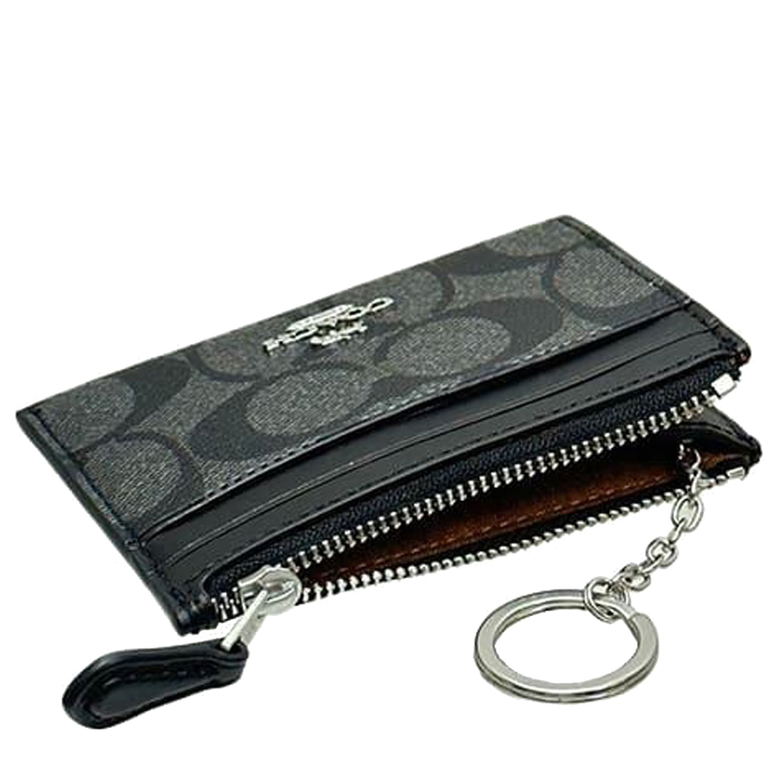 Buy Coach Mini Skinny Id Case In Signature Canvas in Graphite