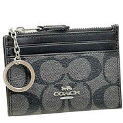 Buy Coach Mini Skinny Id Case In Signature Canvas in Graphite/ Black 88208 Online in Singapore | PinkOrchard.com