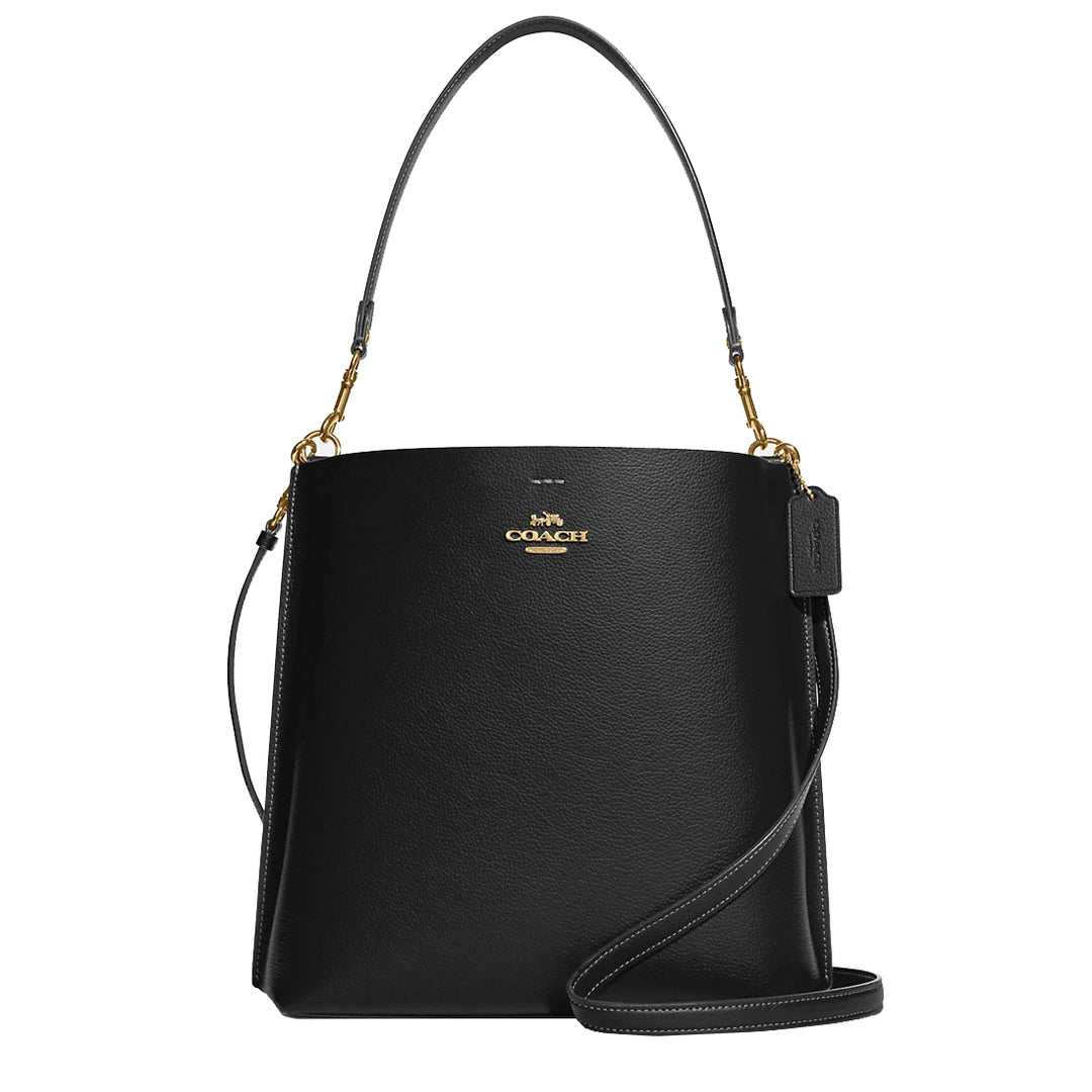 Coach Mollie Bucket Bag in Black CA214 – PinkOrchard.com