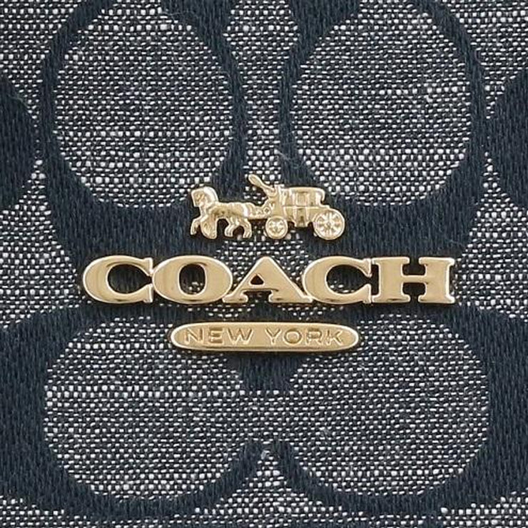 Coach Mollie Tote Bag 25 In Signature Chambray in Denim Multi CH228