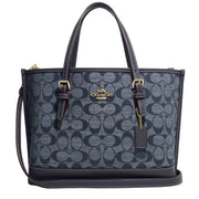 Coach Mollie Tote Bag 25 In Signature Chambray in Denim Multi CH228