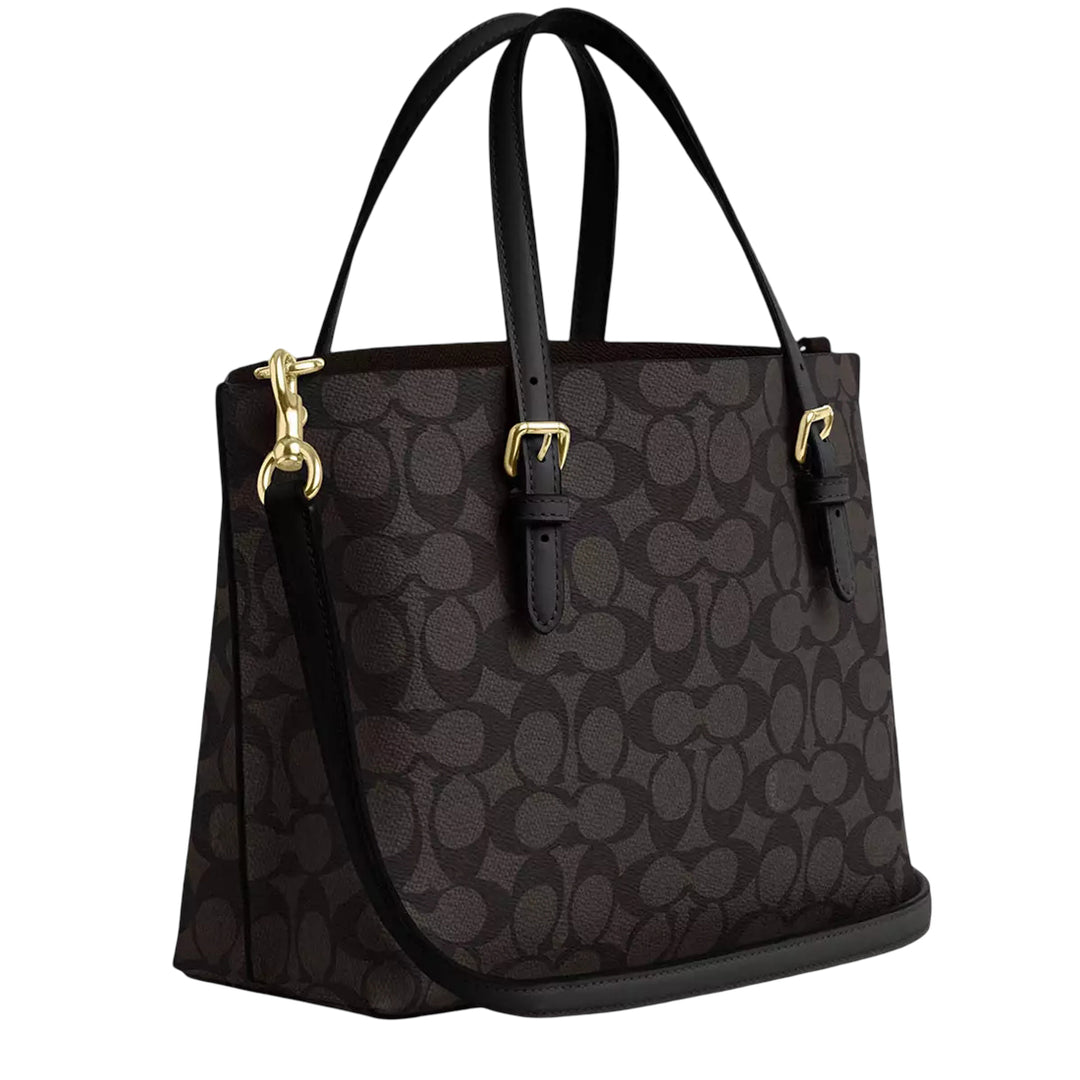 Coach Mollie Tote Bag 25 in Signature Canvas CV965 | Designer Bags