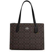 Buy Coach Nina Tote Bag In Signature Canvas in Brown/ Black CL399 Online in Singapore | PinkOrchard.com