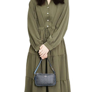 Buy Coach Nolita 19 Wristlet/ Top Handle/ Clutch Bag In Colorblock Signature Canvas in Graphite/ Light Mist CE698 Online in Singapore | PinkOrchard.com