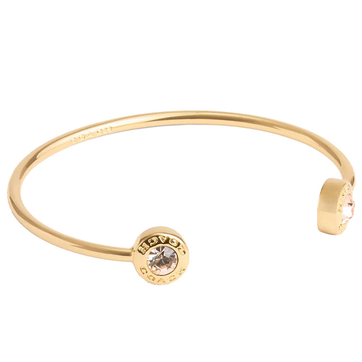 Buy Coach Open Circle Cuff Bangle Bracelet in Gold CT037 Online in Singapore | PinkOrchard.com