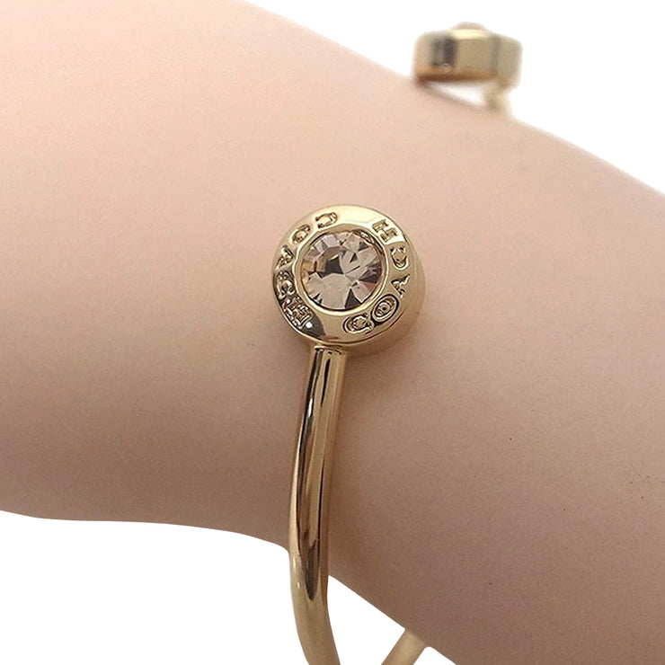 Buy Coach Open Circle Cuff Bangle Bracelet in Gold CT037 Online in Singapore | PinkOrchard.com