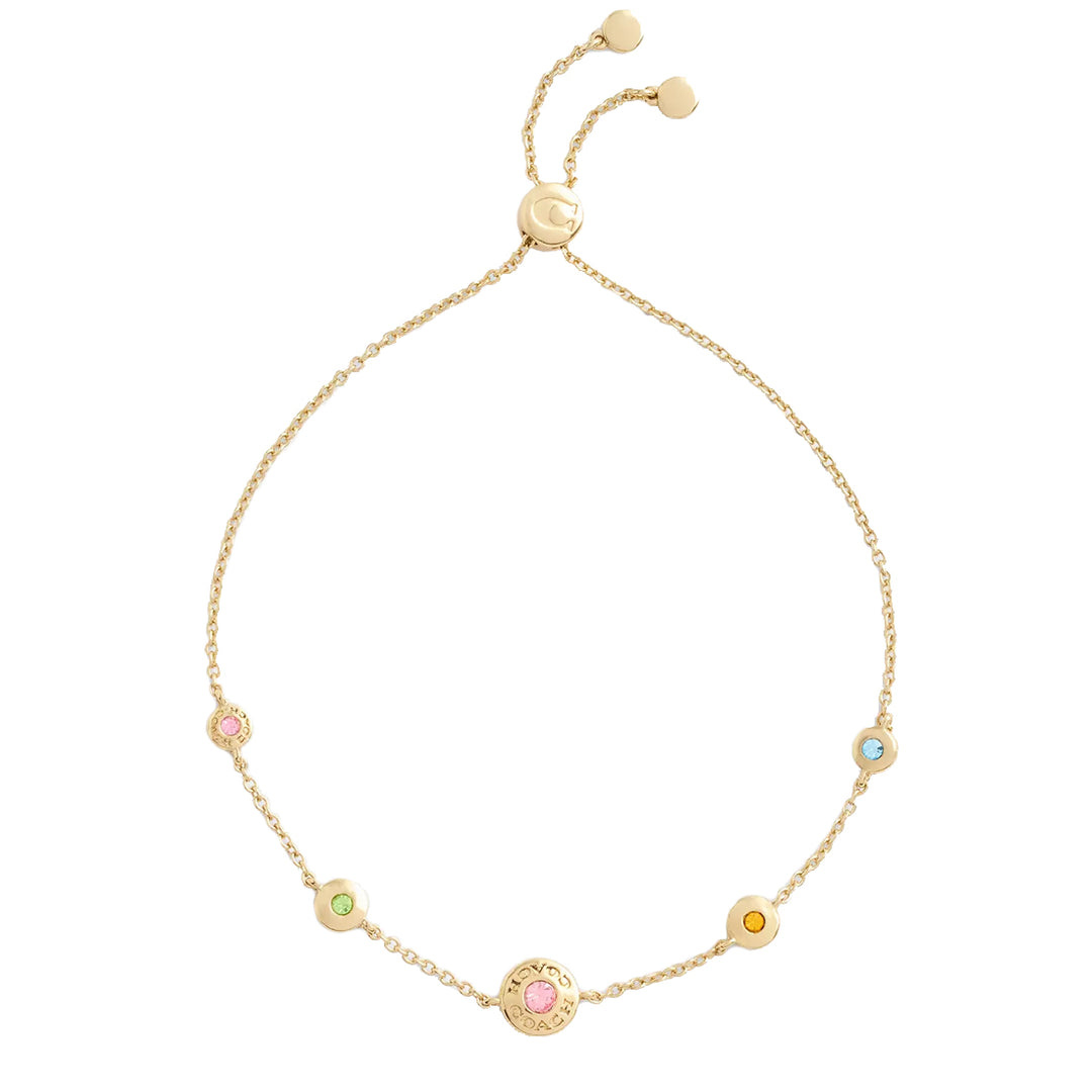 COACH Open Circle Slider Bracelet (COACH® Halo Heart Slider Bracelet)