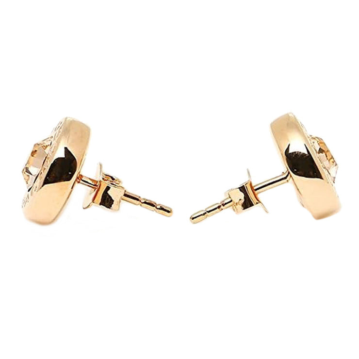 Buy Coach Open Circle Stone Stud Earrings in Gold F54516 Online in Singapore | PinkOrchard.com