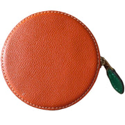 Back View of Coach Orange Coin Case - Spice Orange CAN29