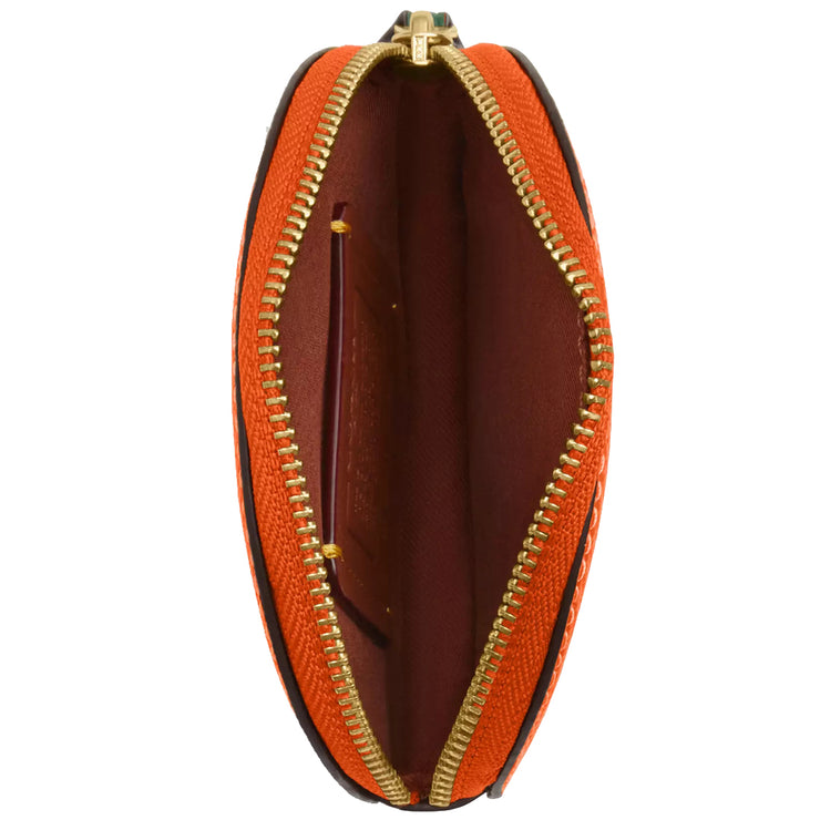 Interior View of Coach Orange Coin Case - Spice Orange CAN29