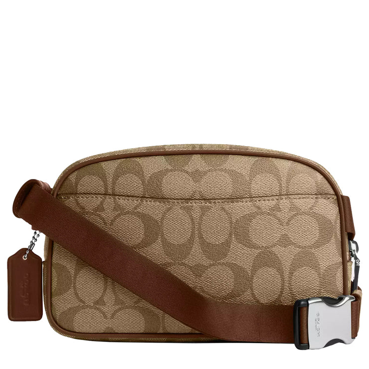 Buy Coach Pace Belt Bag In Signature Canvas in Khaki/ Saddle CR137 Online in Singapore | PinkOrchard.com